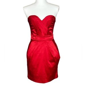 Bebe Red Cocktail Dress